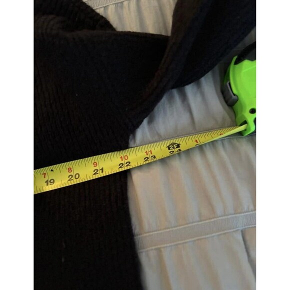 Loft Women's Open Front Cardigan Sweater Black Medium Soft and Cozy - Picture 3 of 8